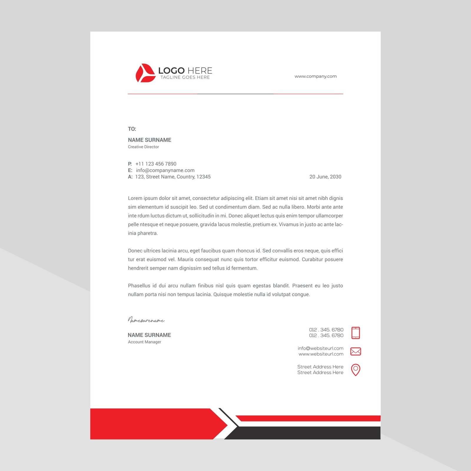 Letterheads