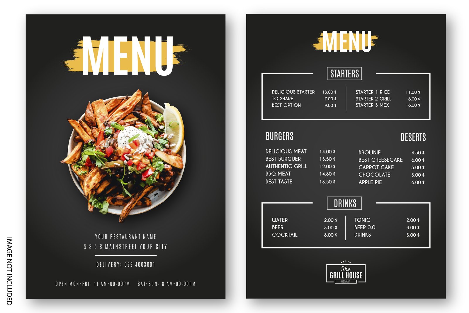 Menu Cards